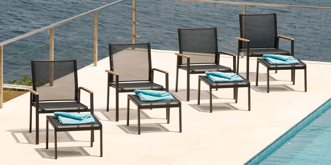 Aura Lounger by Barlow Tyrie – Aura collection lifestyle