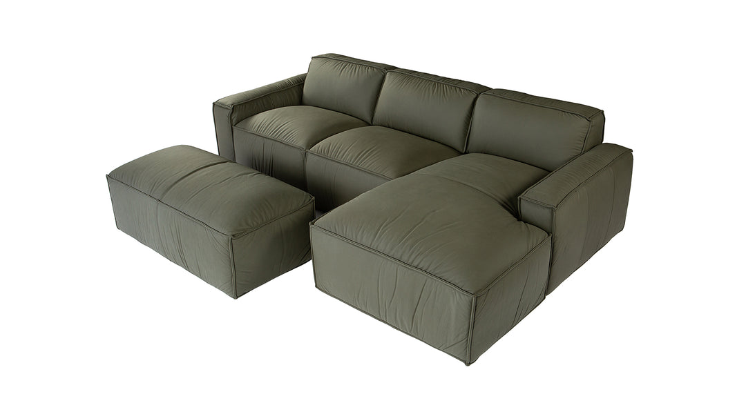Avignon Loden Green Sofa &amp; Ottoman Colibri