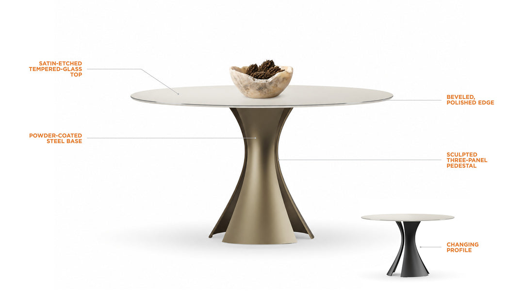 Bloom 7720 48" Round Dining Table detail
