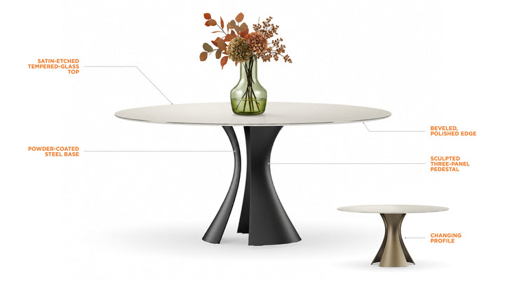 Bloom 7722 60" Round Dining Table detail