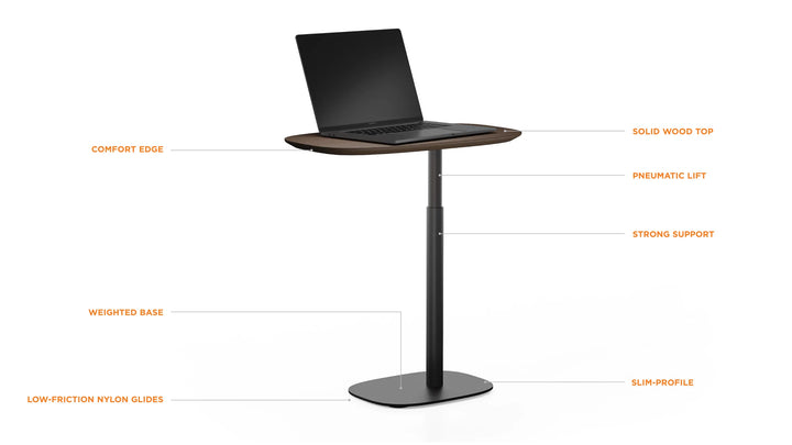 Serif 1046 Wood Lift Laptop Side Tables BDI