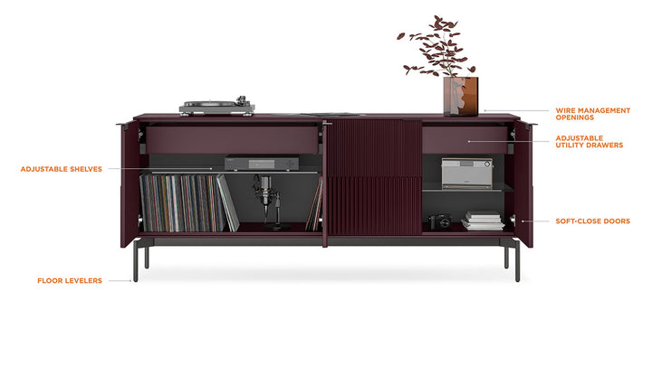 Zig 7649 Storage Credenza Media Consoles BDI