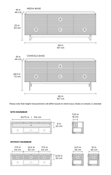 Align 7477 Storage Console by BDI | ModernFurnishings.com – Modern