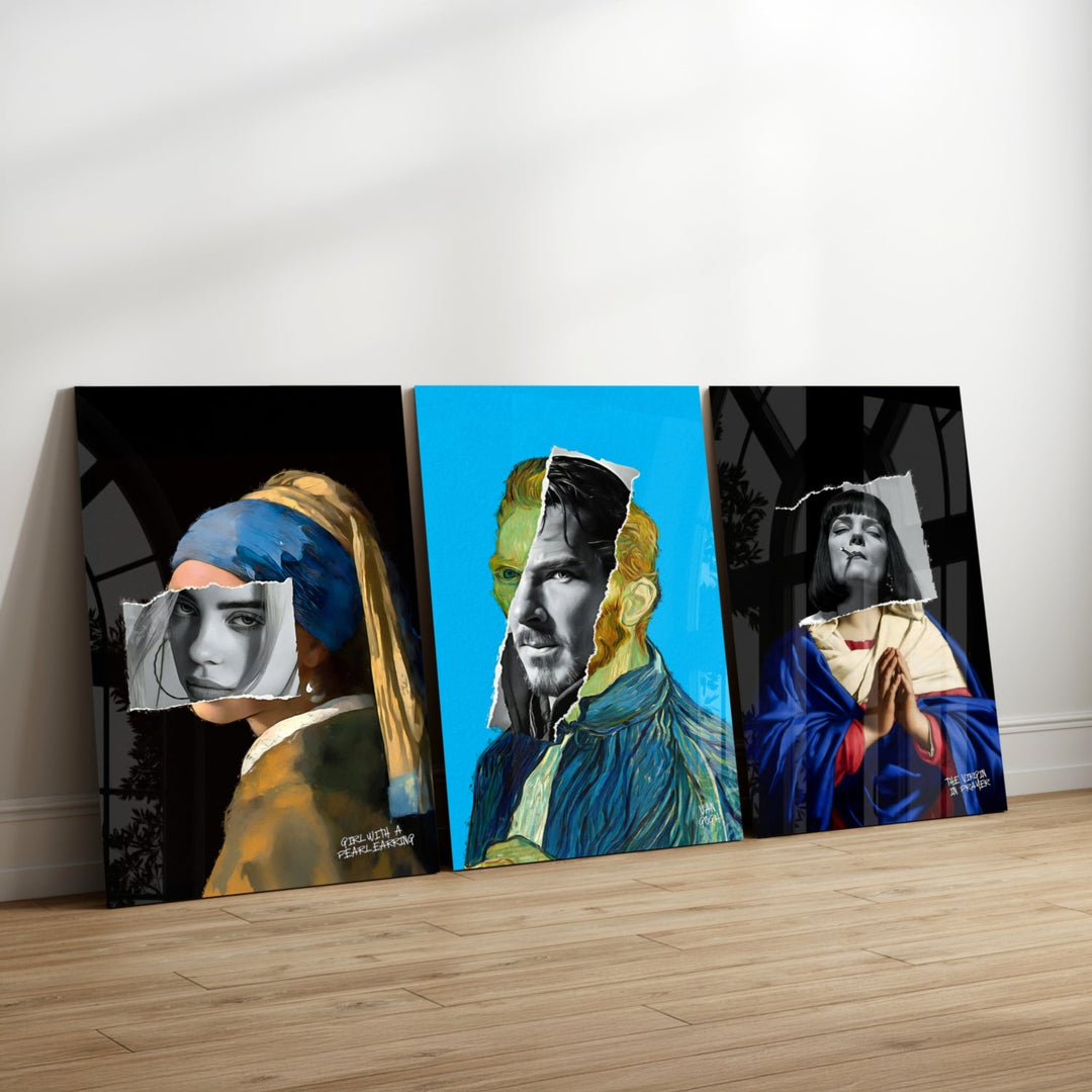 Contemporary Masterpieces Glass Wall Art Bundle.