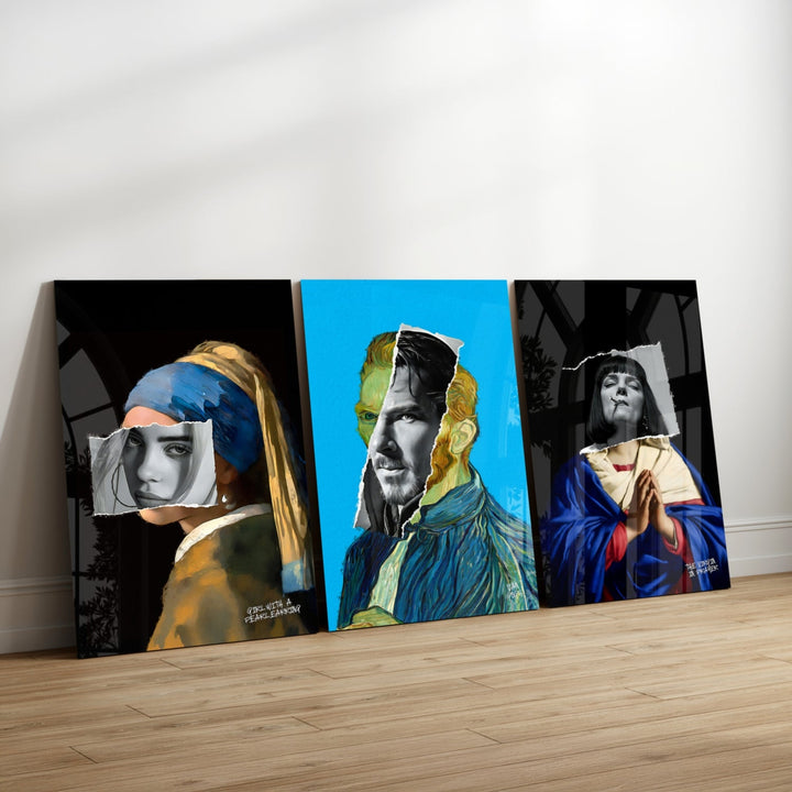 Contemporary Masterpieces Glass Wall Art Bundle.