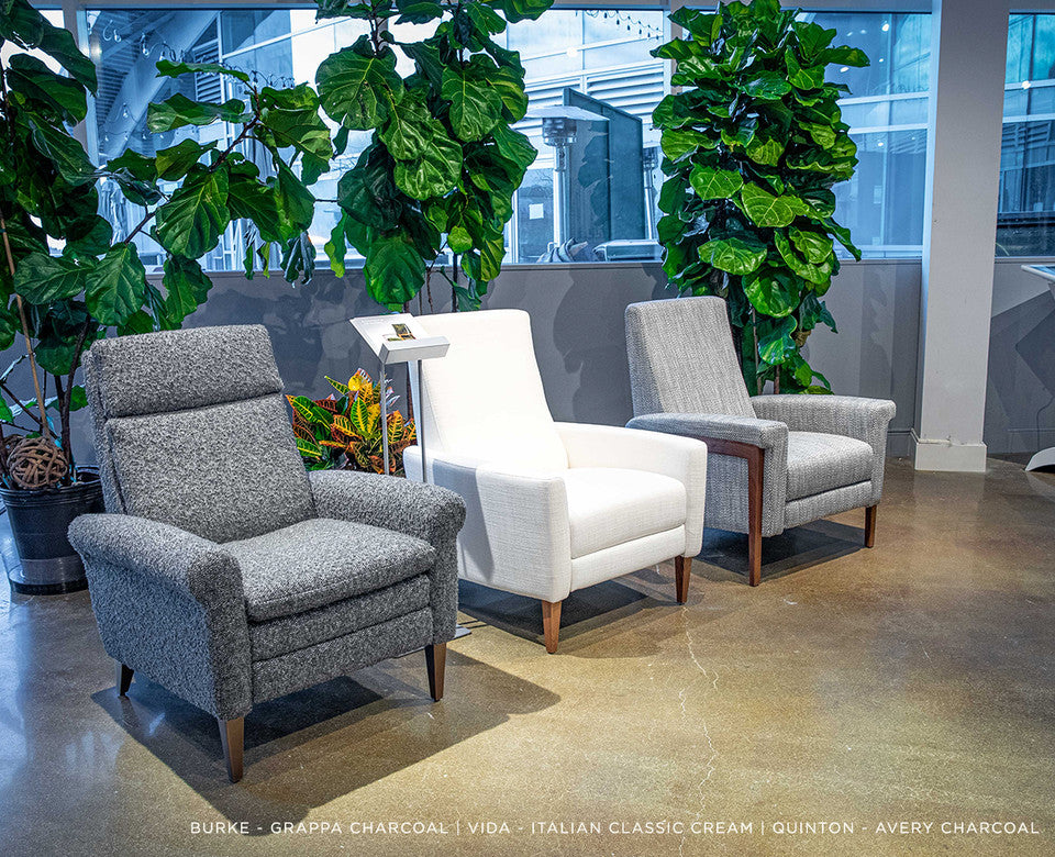 Quinton Re-Invented Recliner Recliners American Leather