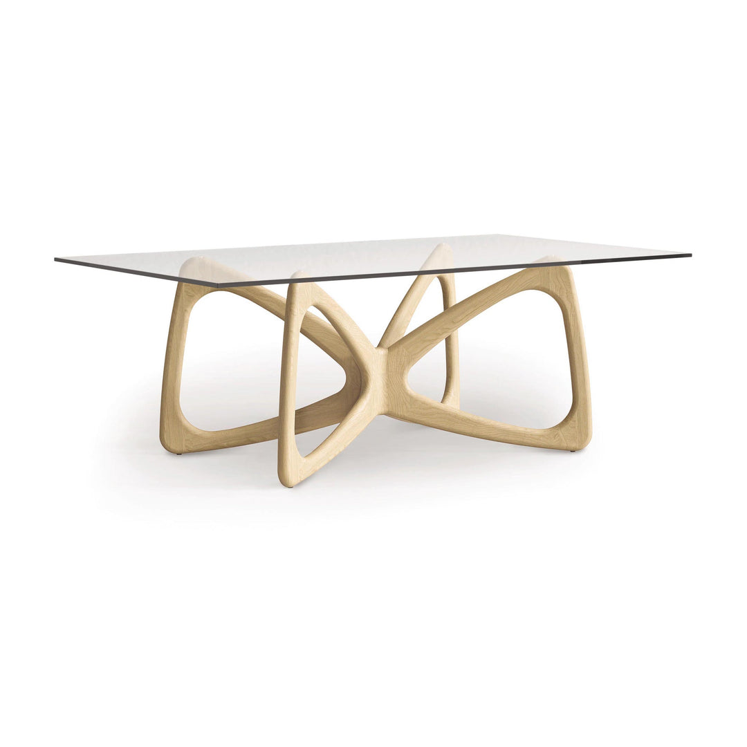 Butterfly Glass Top Dining Table detail 4