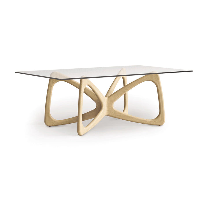 Butterfly Glass Top Dining Table detail 4