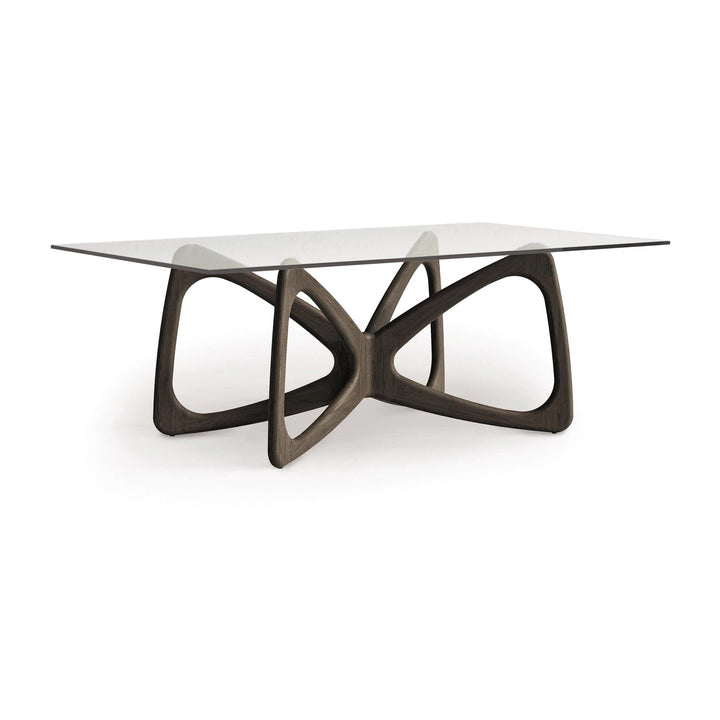 Butterfly Glass Top Dining Table detail 7