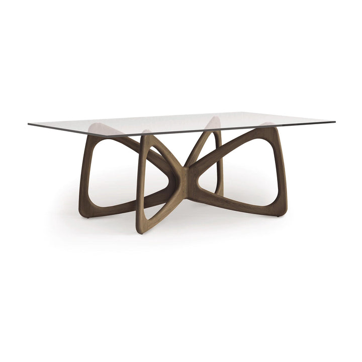 Butterfly Glass Top Dining Table detail 8
