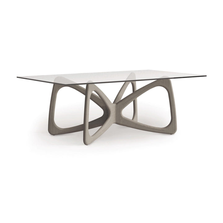 Butterfly Glass Top Dining Table detail 9