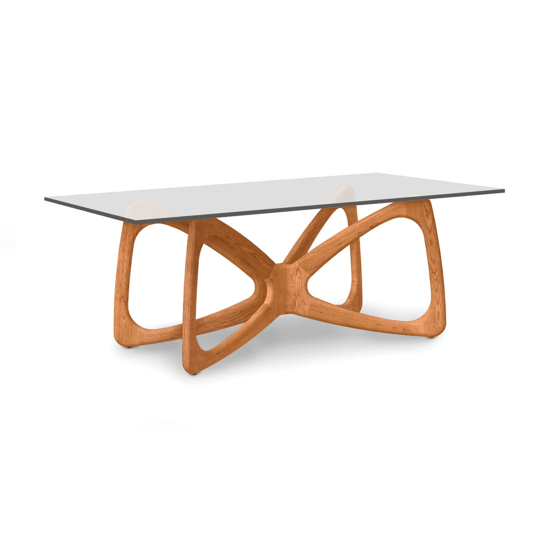 Butterfly Glass Top Dining Table detail 10