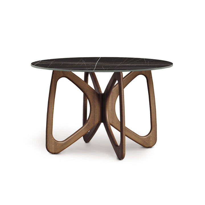 Butterfly Round Sintered Stone Top Dining Table detail 3
