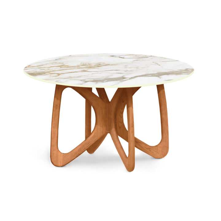Butterfly Round Sintered Stone Top Dining Table detail 5