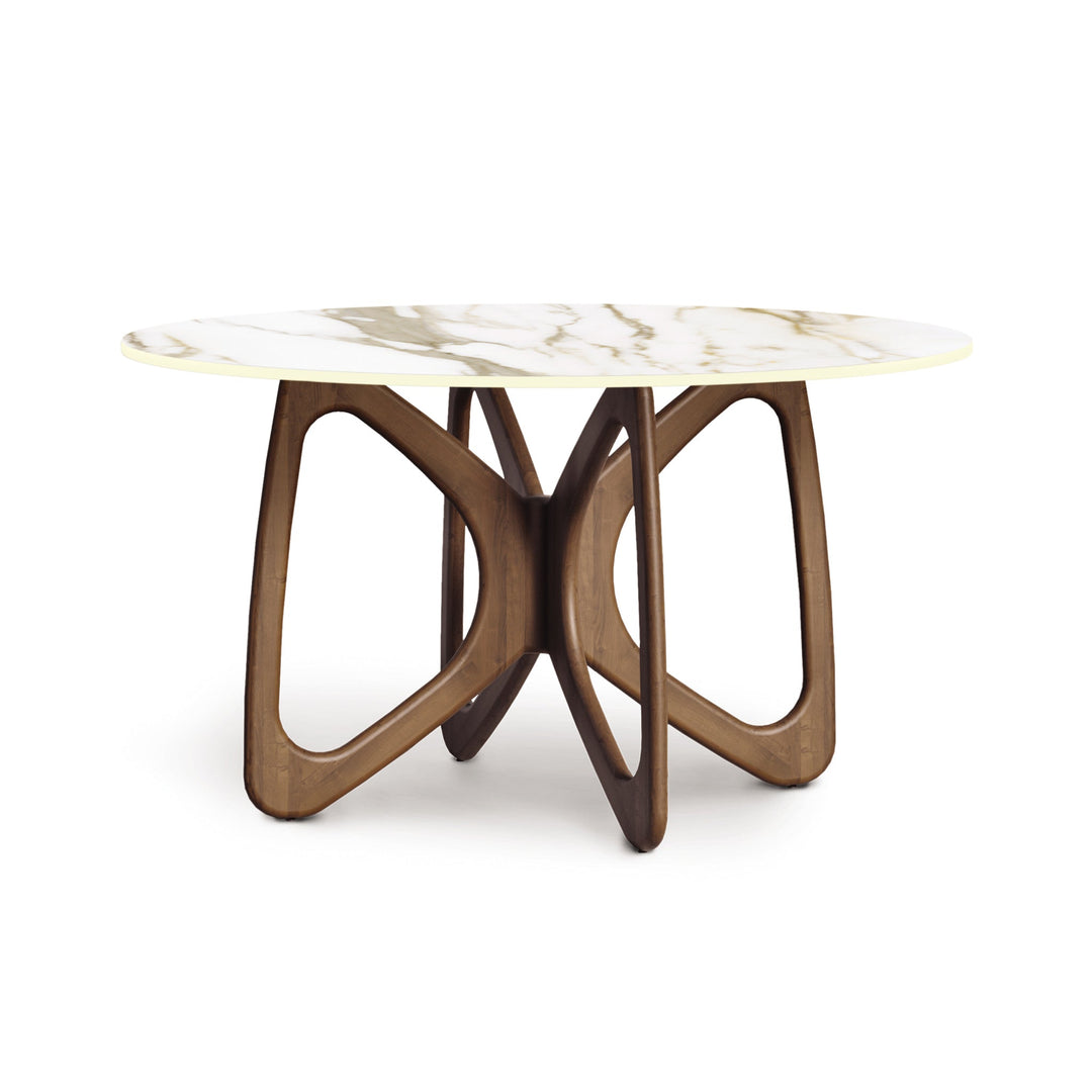 Butterfly Round Sintered Stone Top Dining Table detail 8