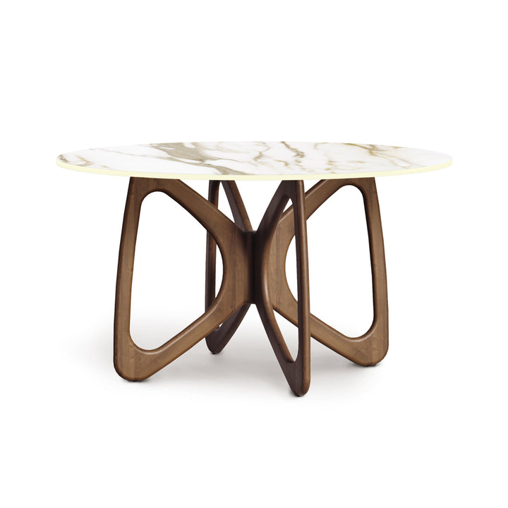 Butterfly Round Sintered Stone Top Dining Table detail 8