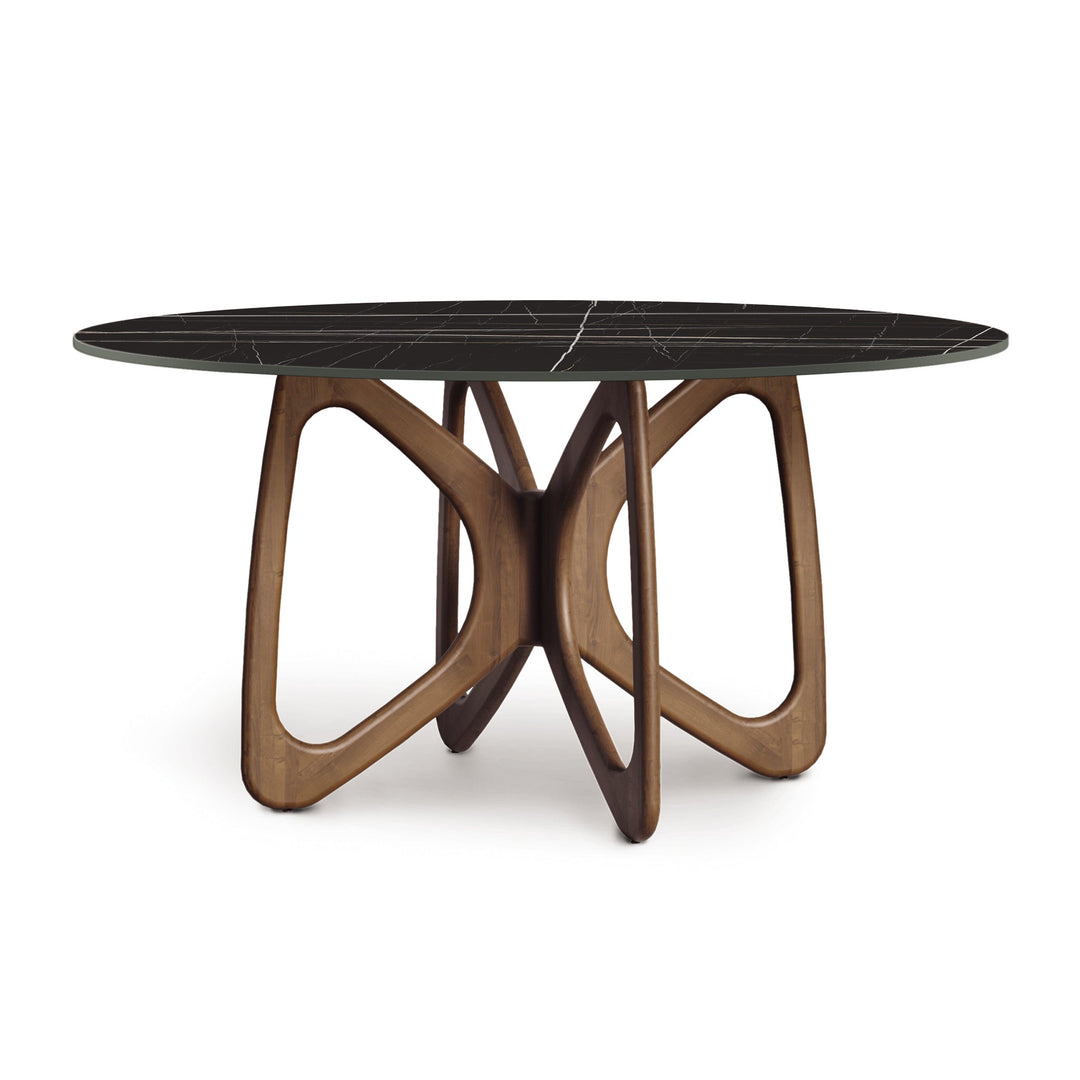 Butterfly Round Sintered Stone Top Dining Table detail 9