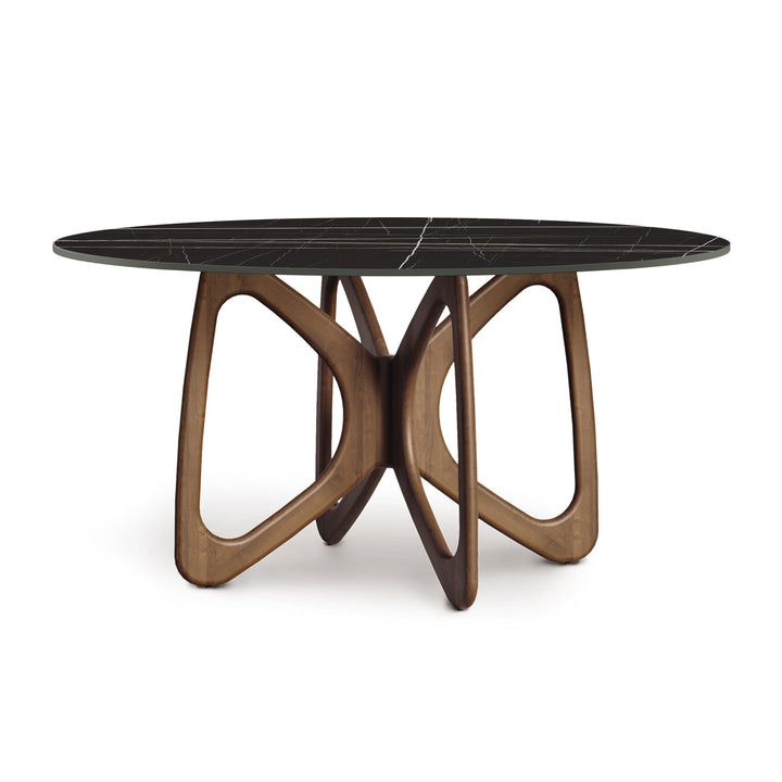 Butterfly Round Sintered Stone Top Dining Table detail 9