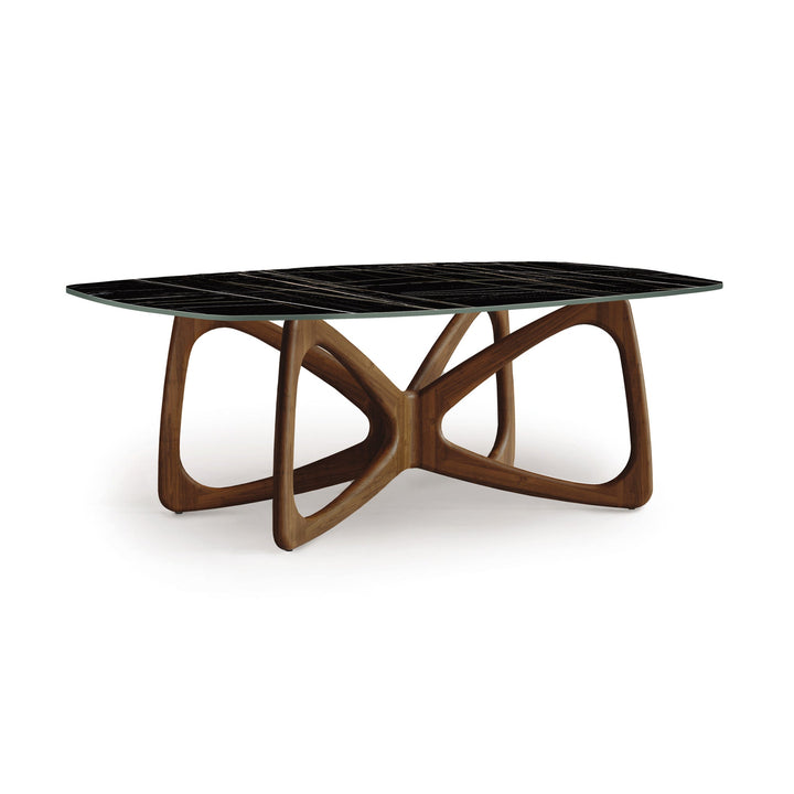 Butterfly Boat Shaped Sintered Stone Top Table detail 10