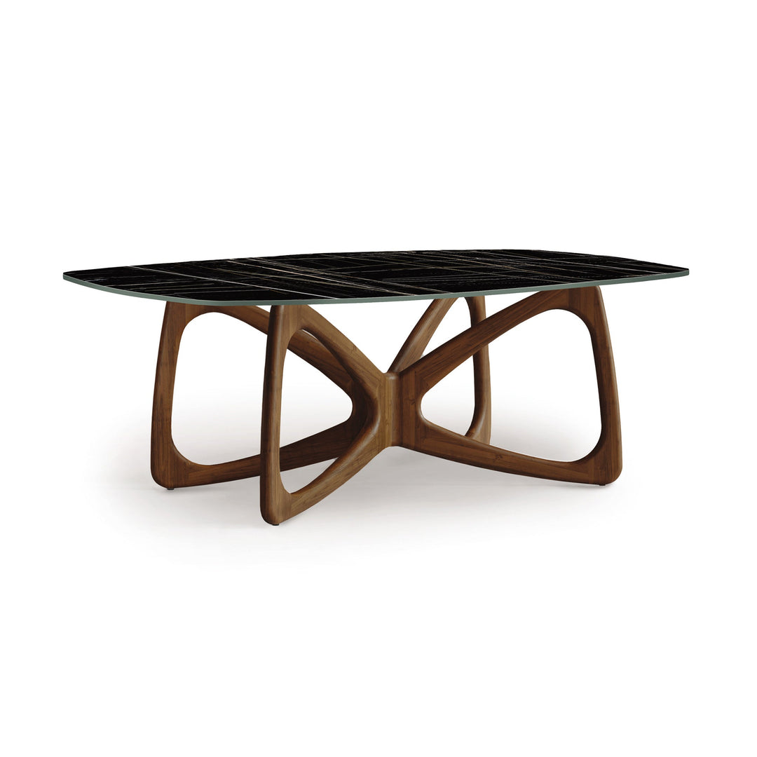 Butterfly Rectangular Sintered Stone Top Table detail 10