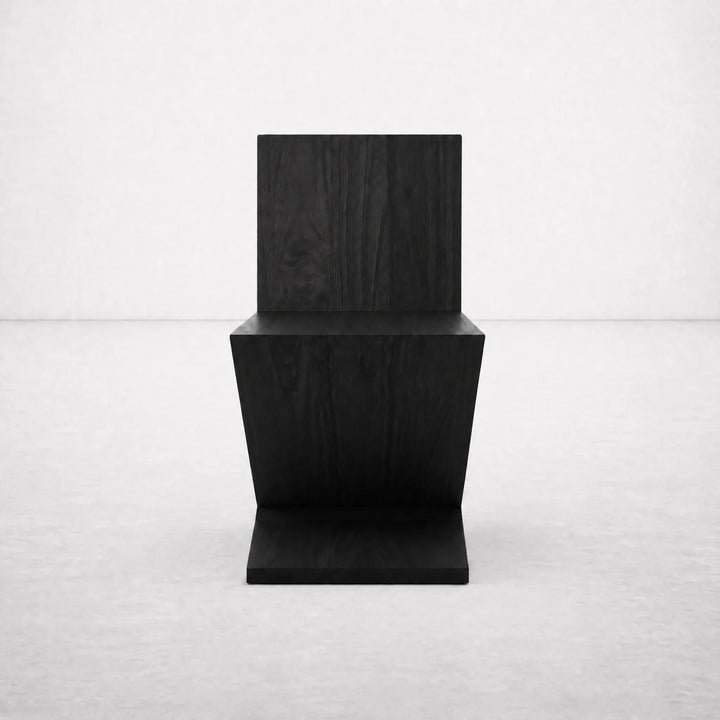 Zig Zag Chair | Black by Interior Moderna - view 2