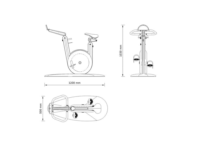 HANIA™ STATIONARY BICYCLE Fitness Set PENT Fitness