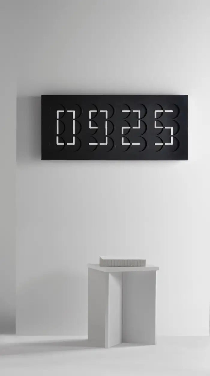 lockClock 24 Black by Humans since 1982 Wall Decor ClockClock 24