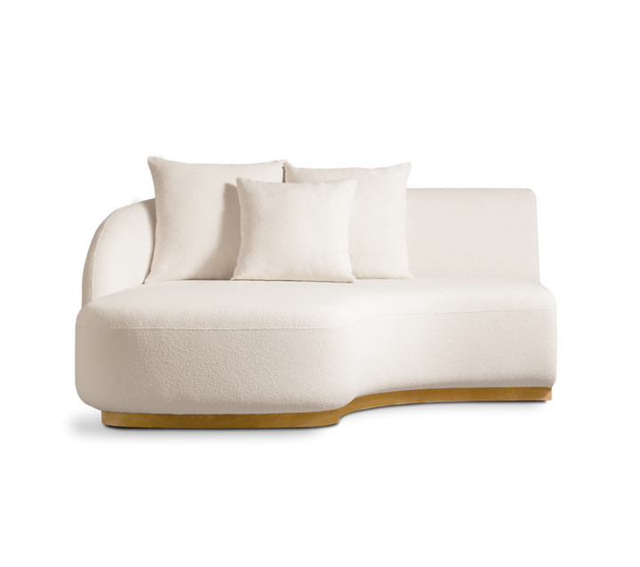 Como Curved Chaise Left