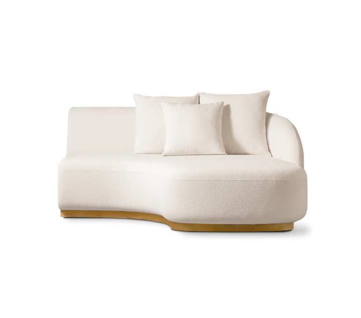 Como Curved Chaise Right