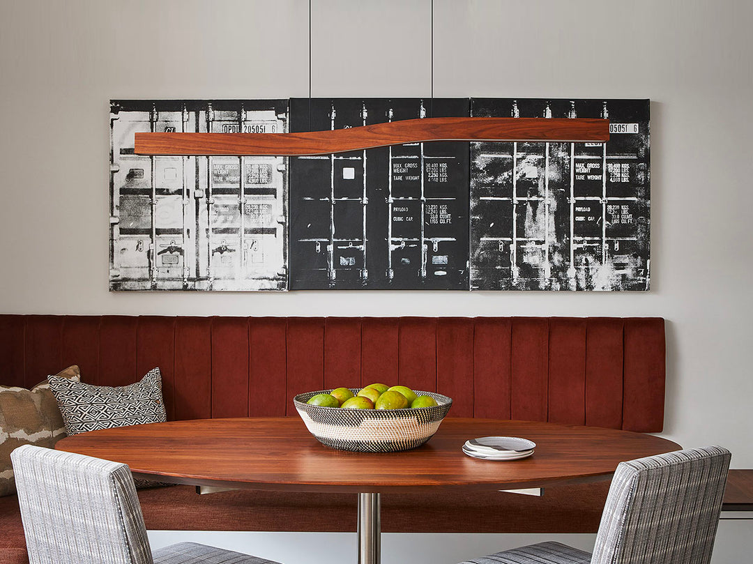 Camur LED Linear Pendant by Cerno Pendants Cerno