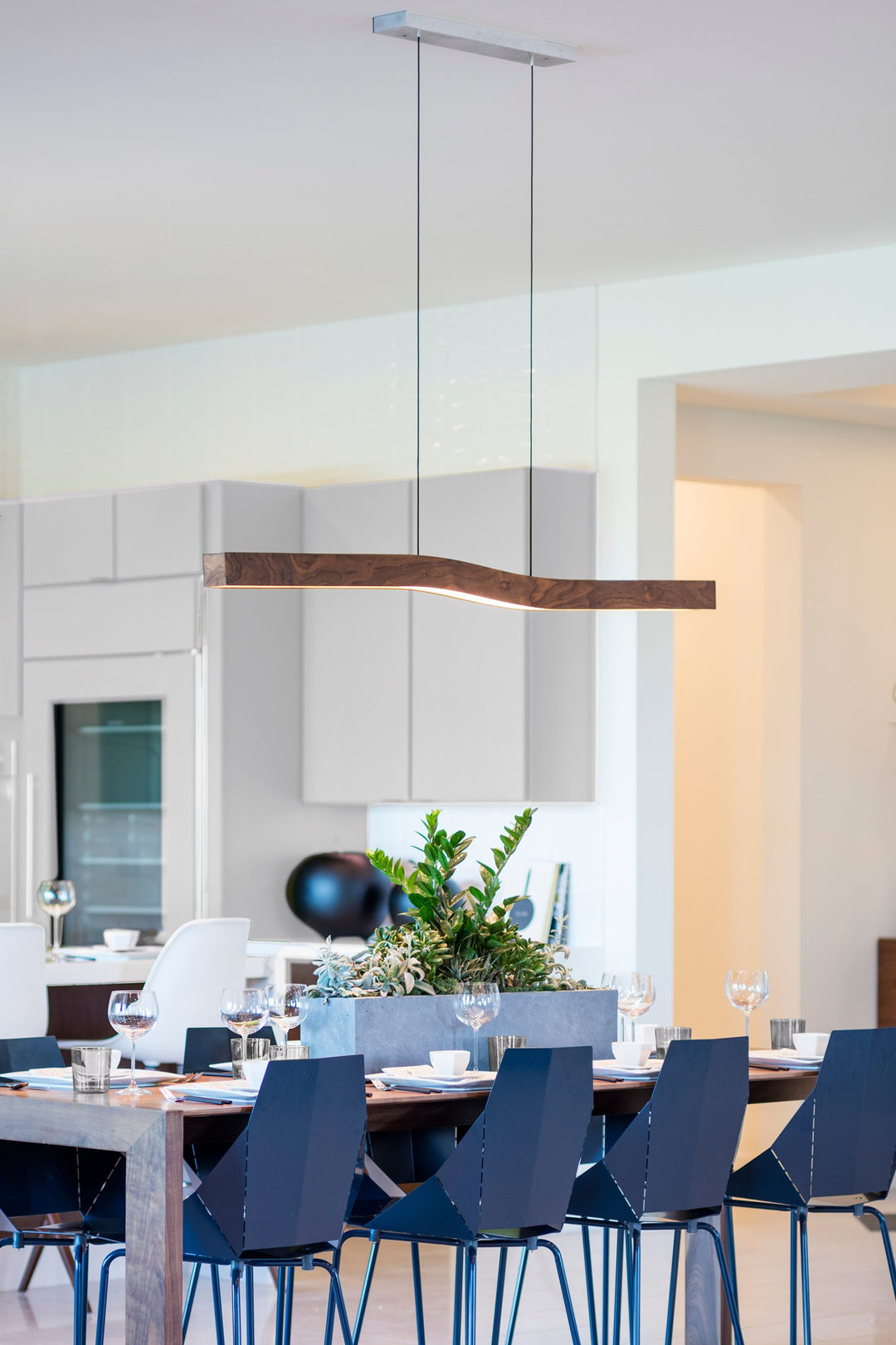 Camur LED Linear Pendant by Cerno Pendants Cerno