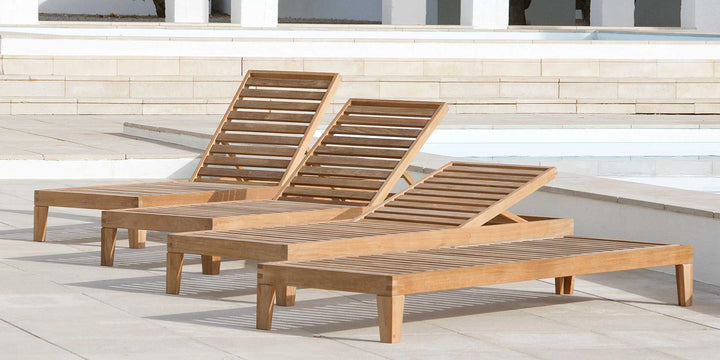 Capri Lounger – Standard by Barlow Tyrie – Capri collection lifestyle