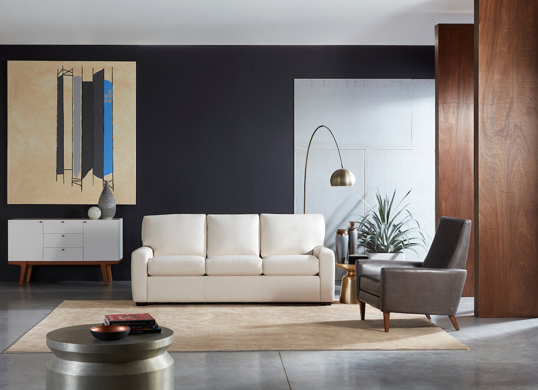 Carson Sofa by American Leather — room setting; additional pieces shown are not included