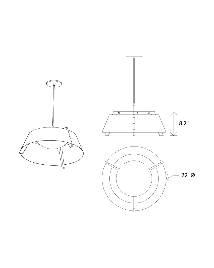 Casia LED Pendant Pendants Cerno