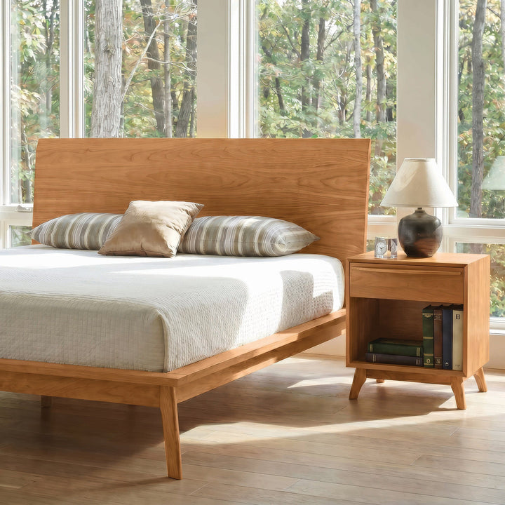 Catalina 1-Drawer Enclosed Shelf Nightstand detail 3