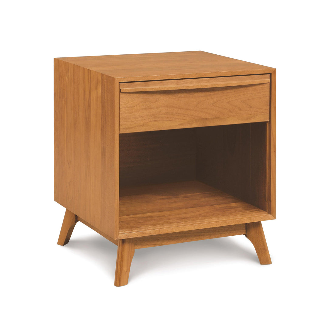 Catalina 1-Drawer Enclosed Shelf Nightstand by Copeland Furniture