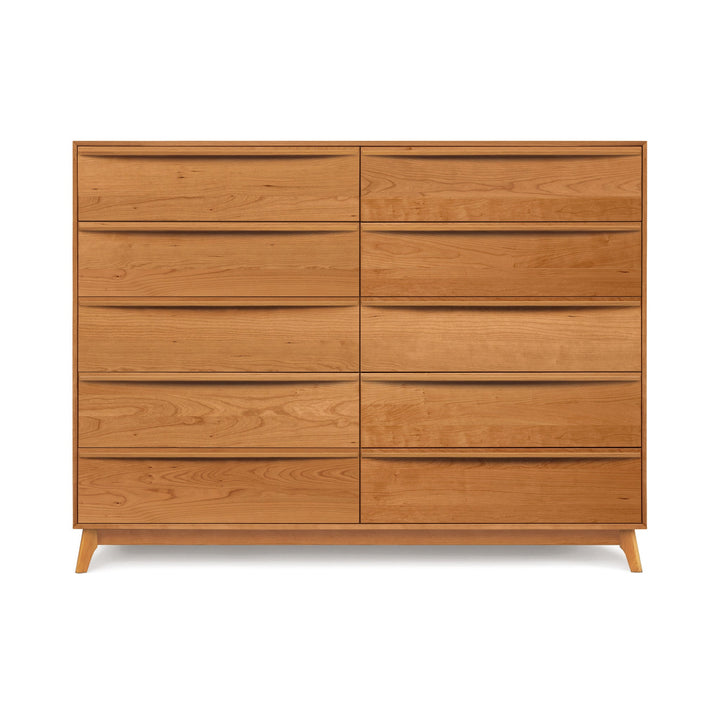 Catalina 10-Drawer Dresser in a modern bedroom