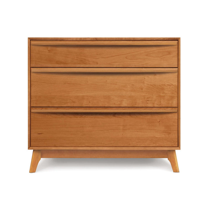 Catalina 3-Drawer Chest in a modern bedroom