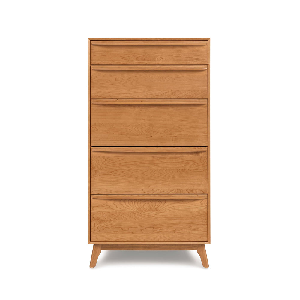 Catalina 5-Drawer Chest in a modern bedroom