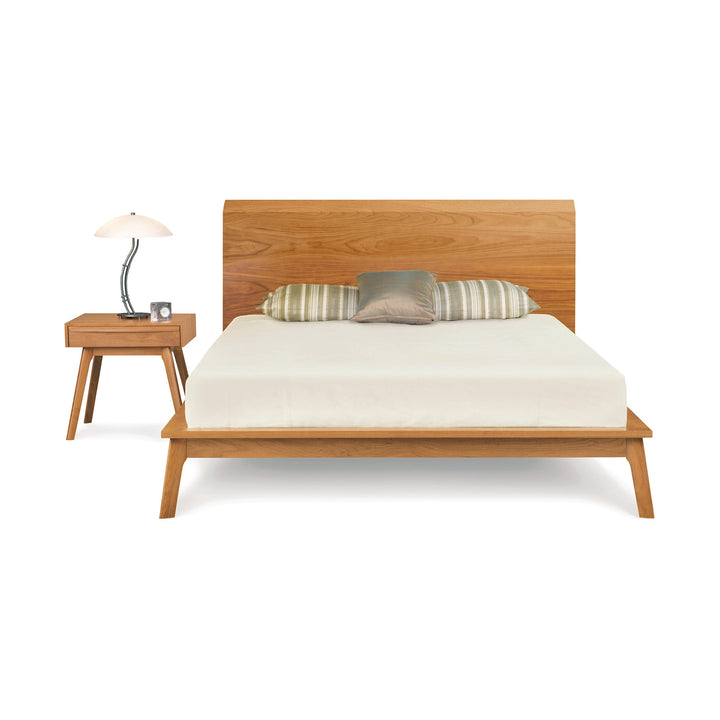 Catalina Platform Bed in a modern bedroom