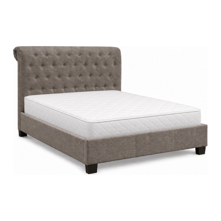 Royal Tufted Upholstered Footboard Storage Bed