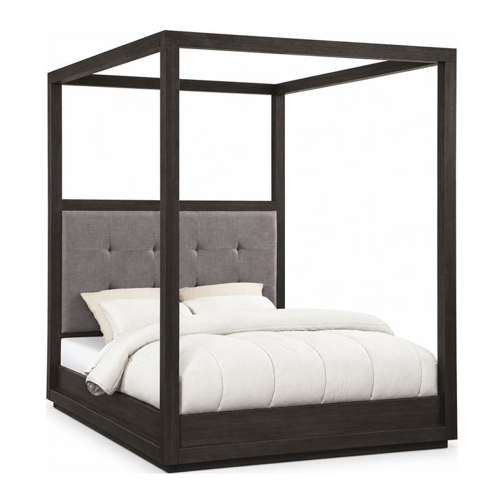 Oxford Upholstered Canopy Bed