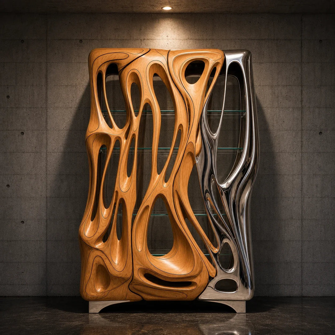 Chrome Mirage Cabinet by Interior Moderna - view 8