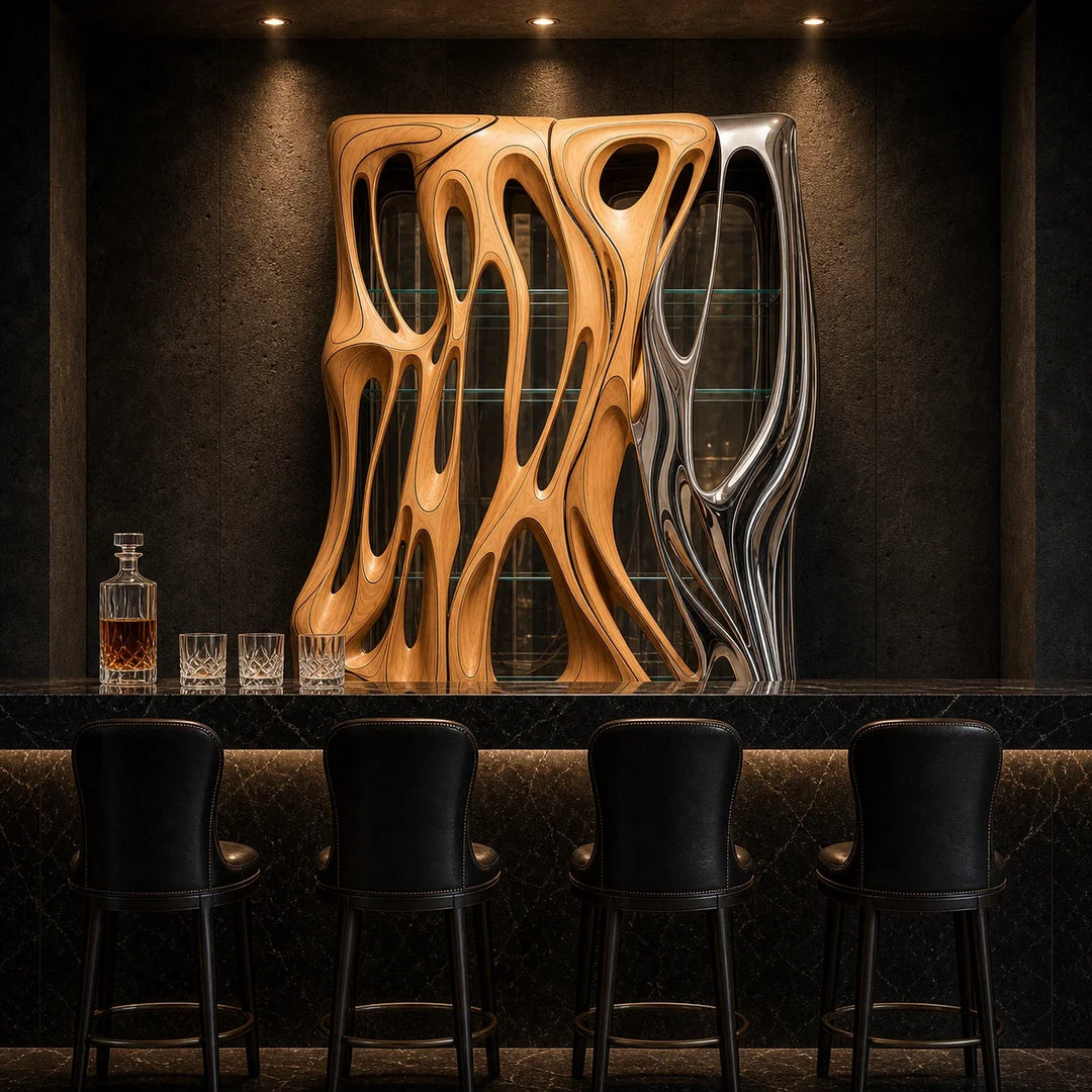 Chrome Mirage Cabinet by Interior Moderna - view 4