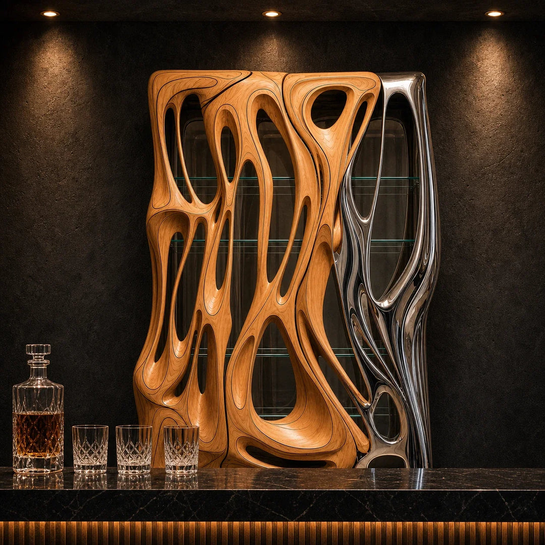 Chrome Mirage Cabinet by Interior Moderna - view 5