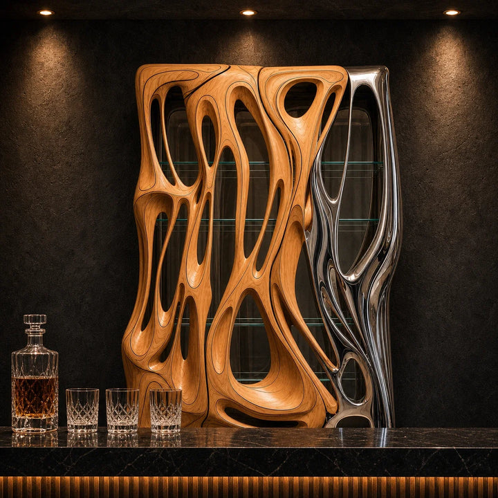 Chrome Mirage Cabinet by Interior Moderna - view 5