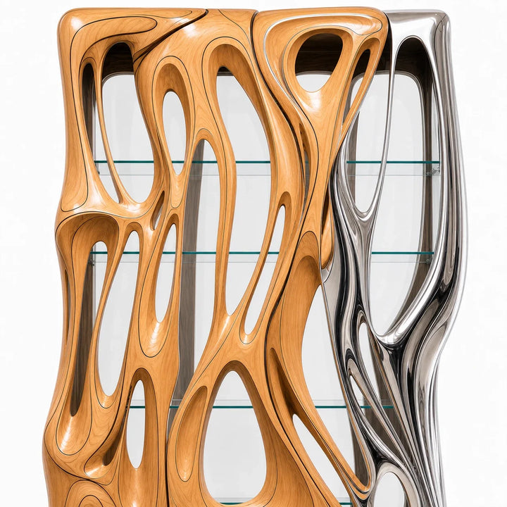 Chrome Mirage Cabinet by Interior Moderna - view 3