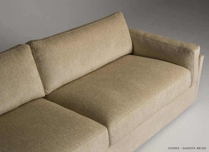 Cooks Sofa by American Leather — upholstery detail
