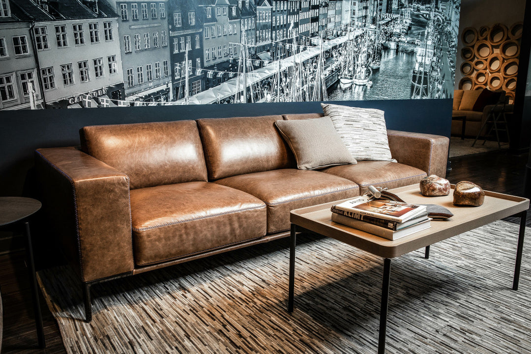 Copenhagen Sofa by American Leather — room setting; additional pieces shown are not included