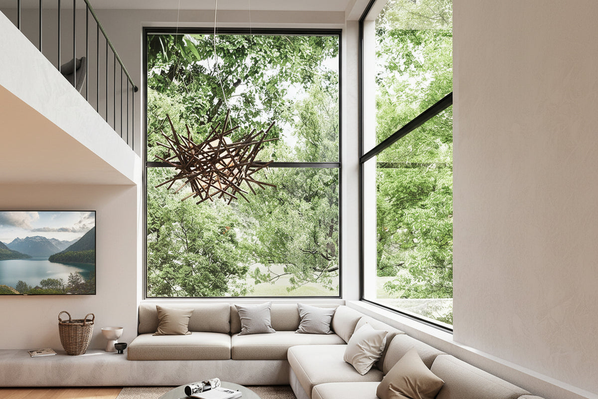 Cerno Cura pendant lighting in a contemporary interior